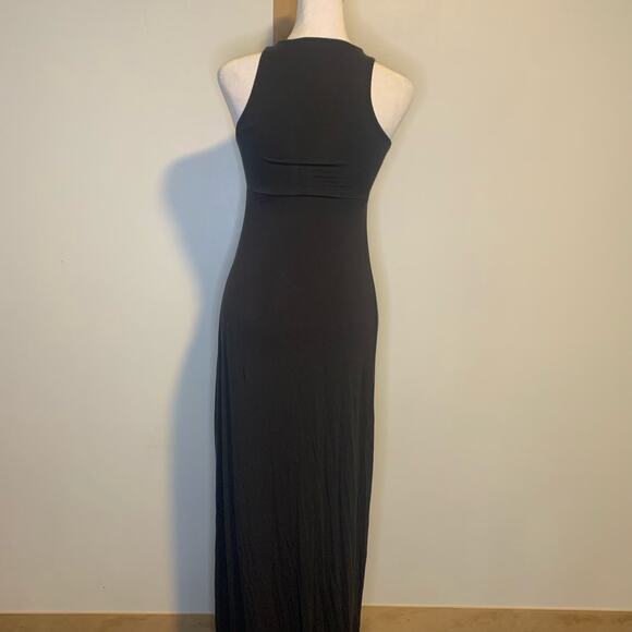 Athleta dark gray sleeveless high neck maxi dress size XXS - Picture 5 of 13